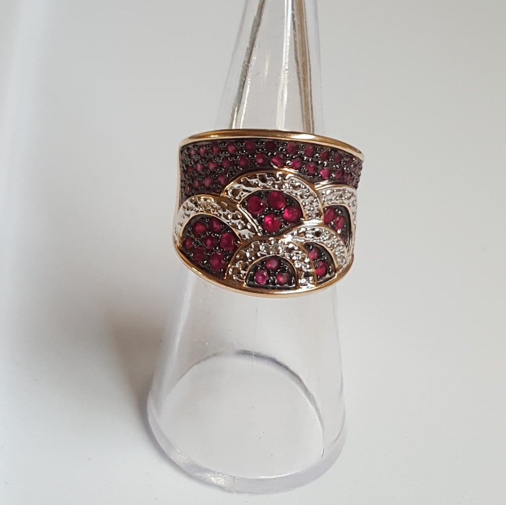RING SILVER diamonds